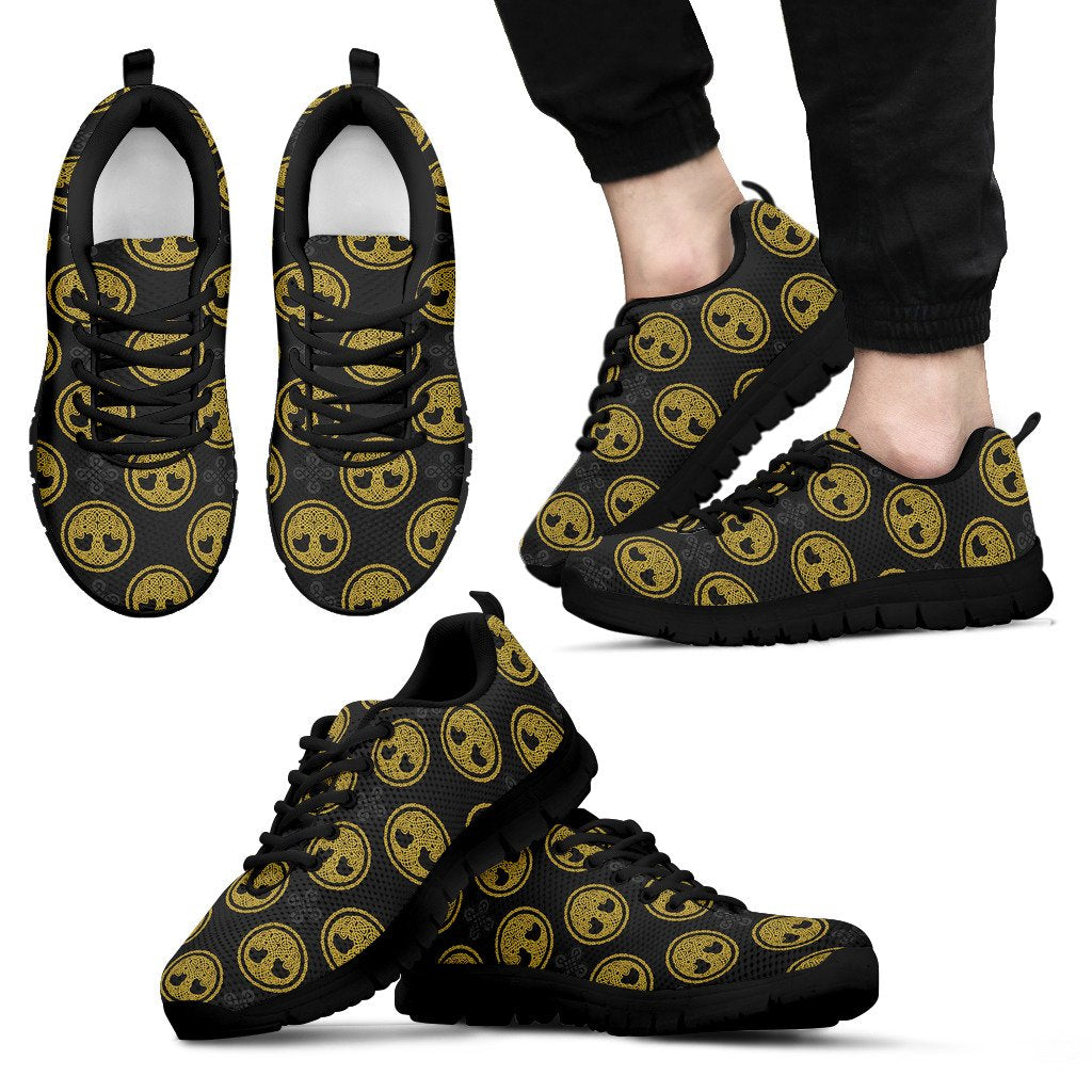 Celtic Tree of Life Design Men Sneakers Shoes