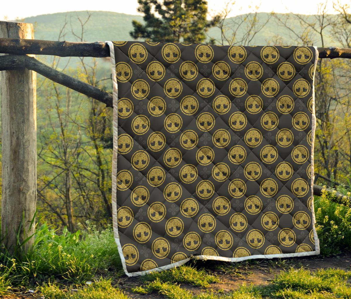 Celtic Tree of Life Design Premium Quilt-JTAMIGO.COM