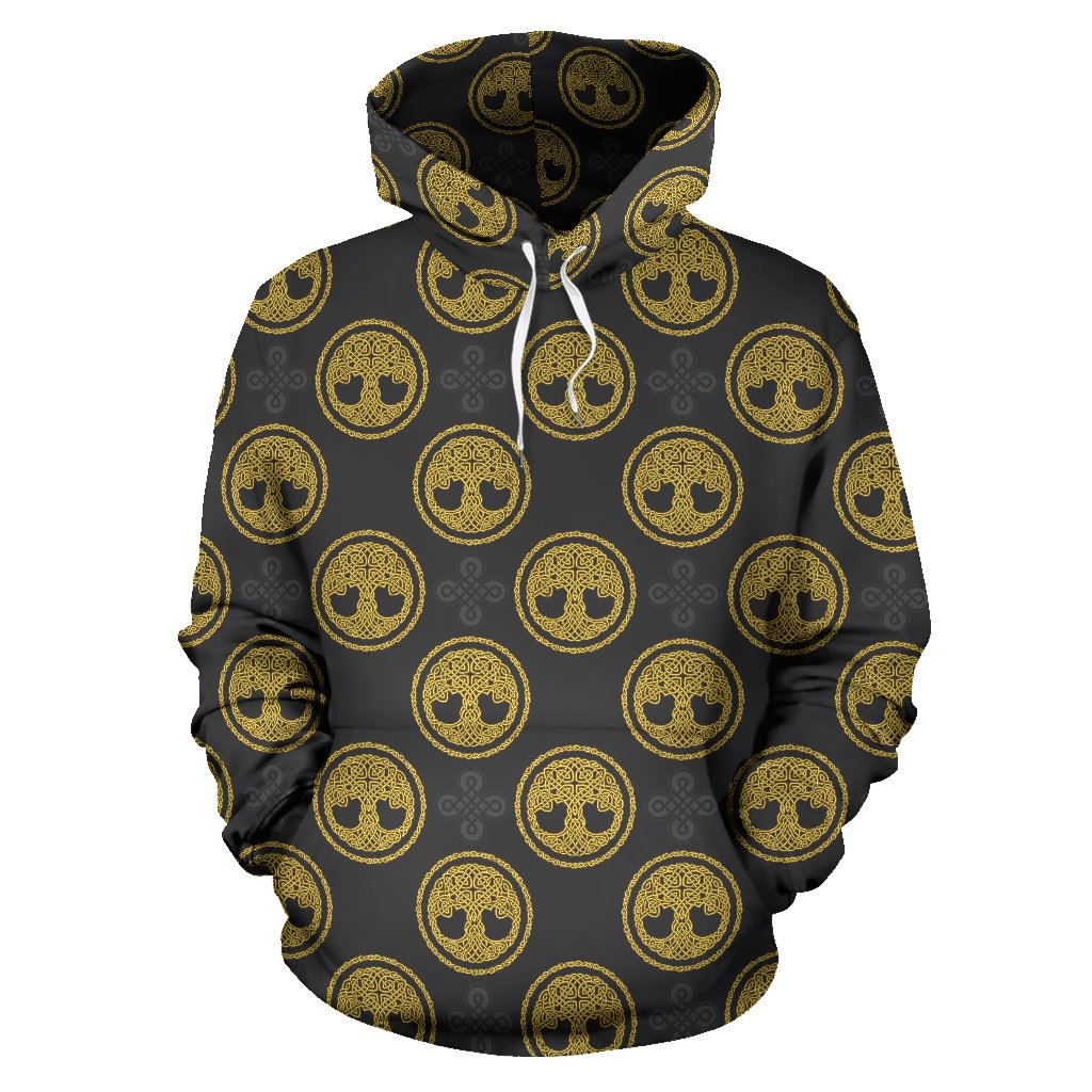 Celtic Tree of Life Design Pullover Hoodie