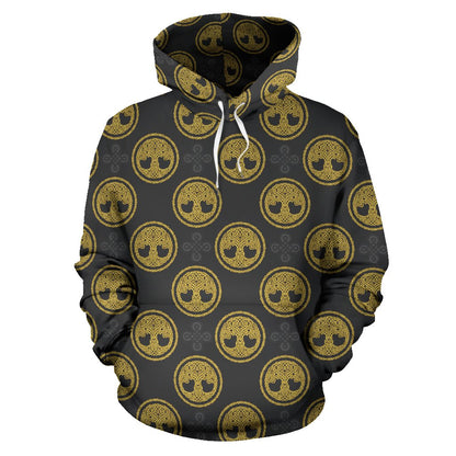 Celtic Tree of Life Design Pullover Hoodie