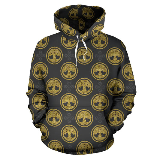 Celtic Tree of Life Design Pullover Hoodie