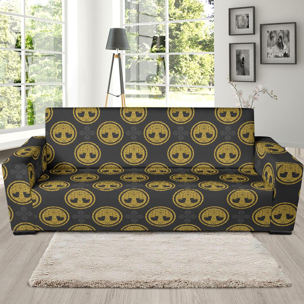 Celtic Tree of Life Design Sofa Slipcover-JTAMIGO.COM