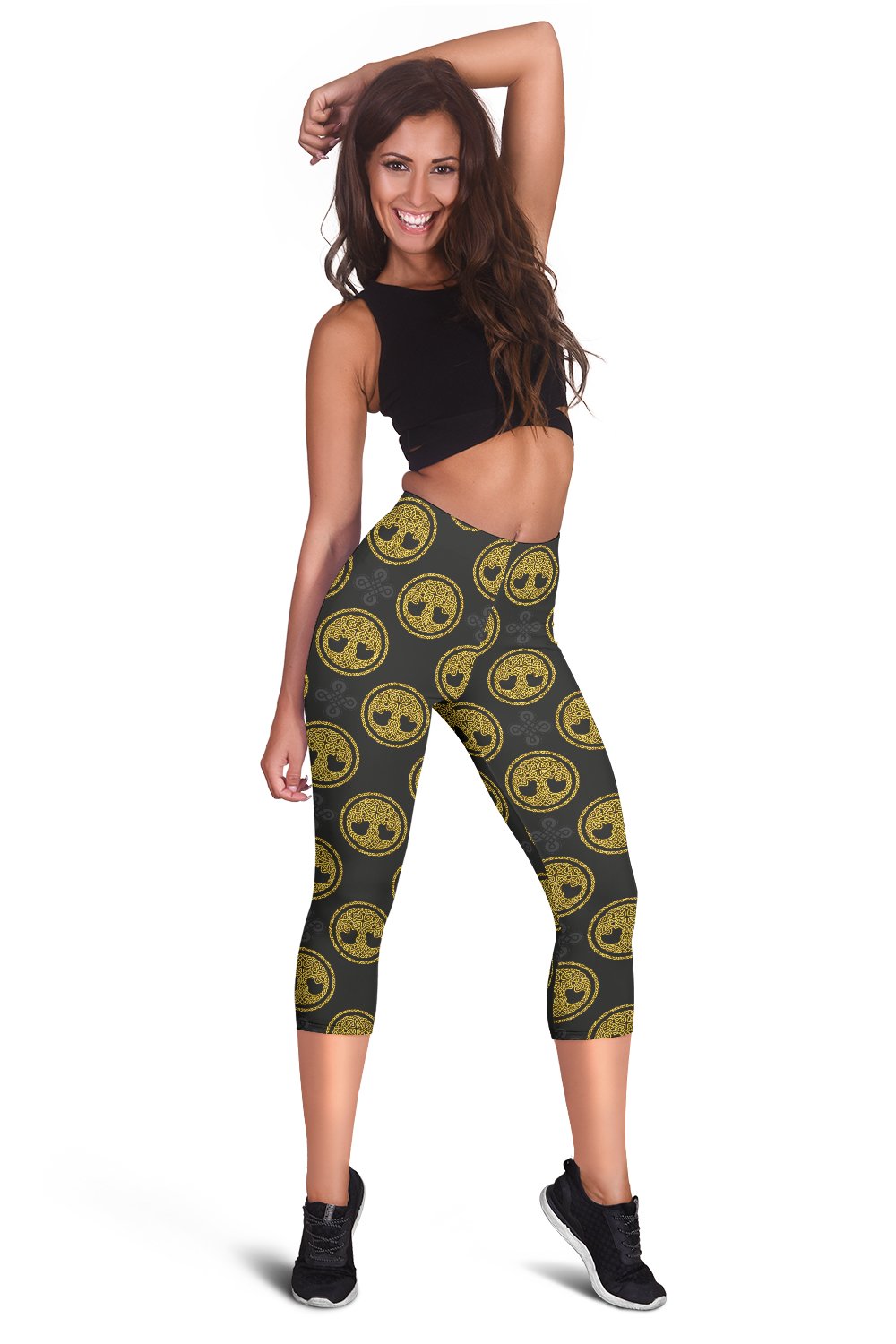 Celtic Tree of Life Design Women Capris