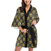 Celtic Tree of Life Design Women Short Kimono Robe