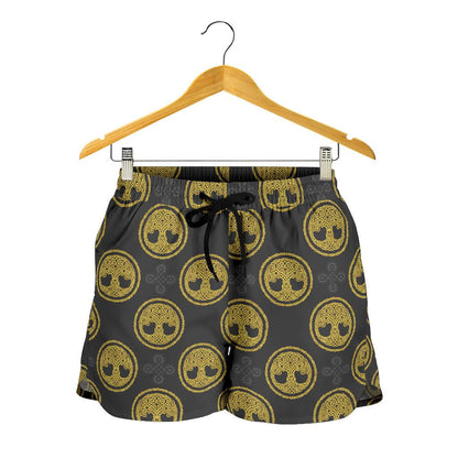 Celtic Tree of Life Design Women Shorts-JTAMIGO.COM