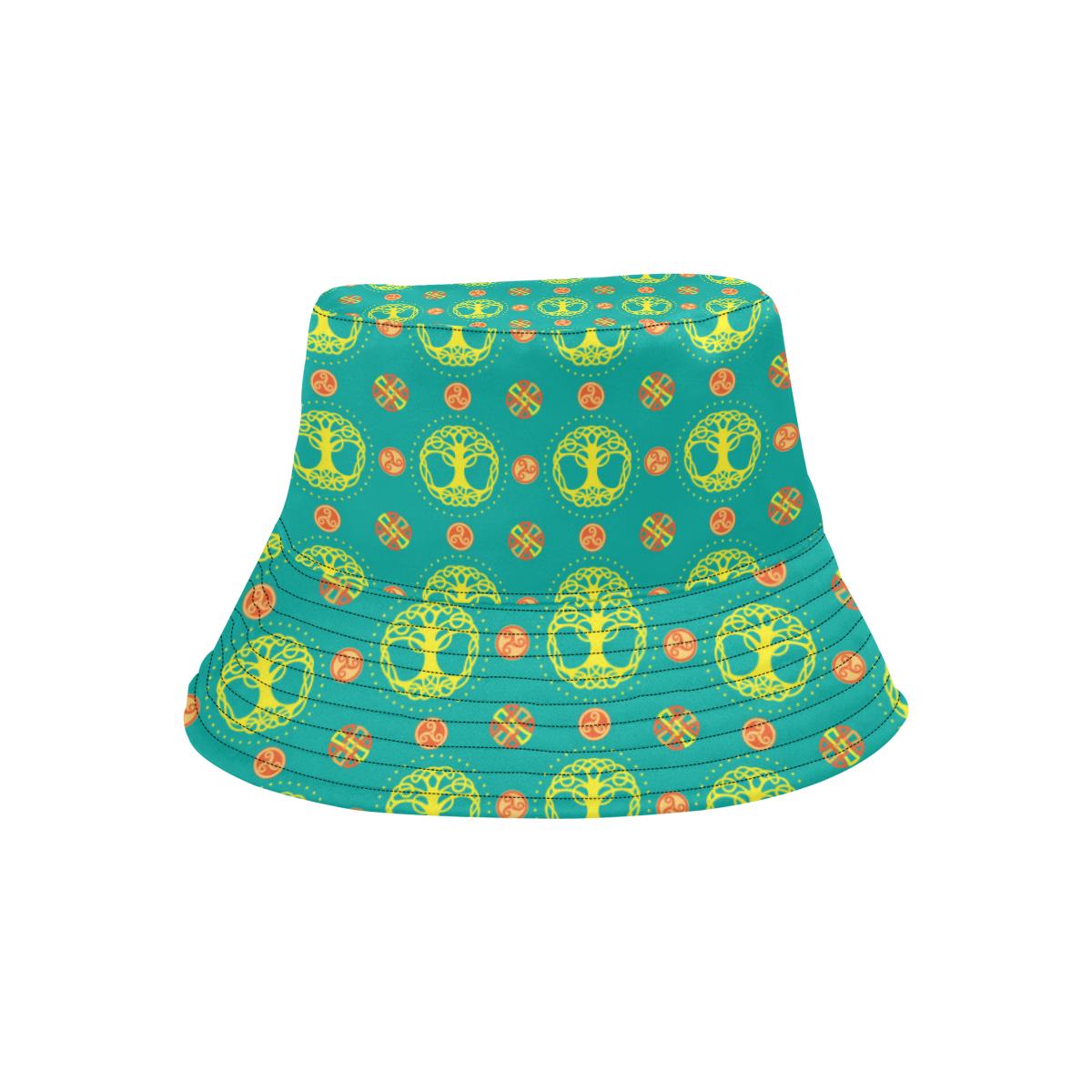 Celtic Tree of Life Print Pattern Unisex Bucket Hat