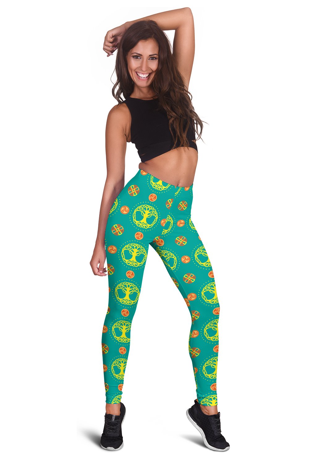 Celtic Tree of Life Print Pattern Women Leggings