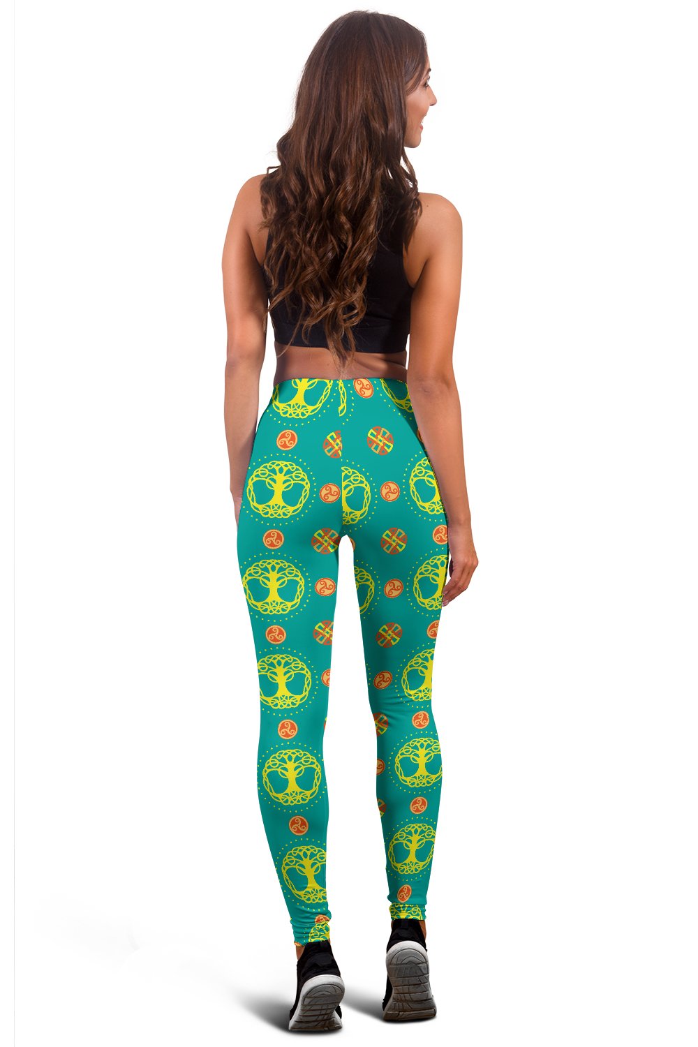 Celtic Tree of Life Print Pattern Women Leggings