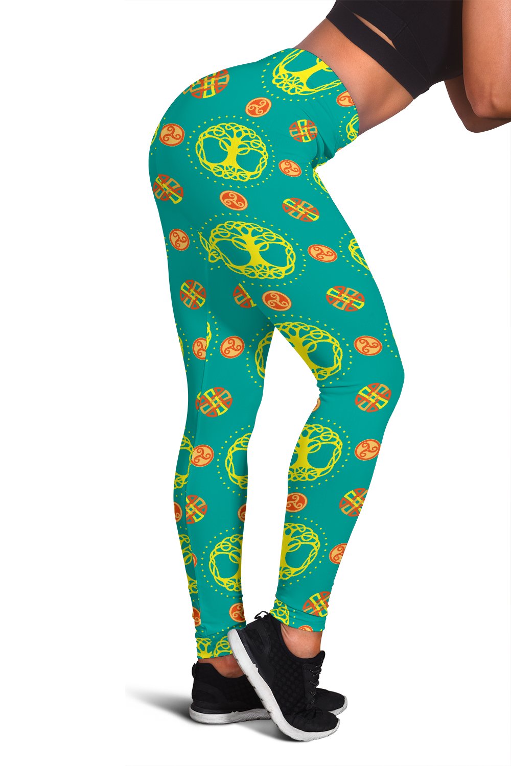 Celtic Tree of Life Print Pattern Women Leggings