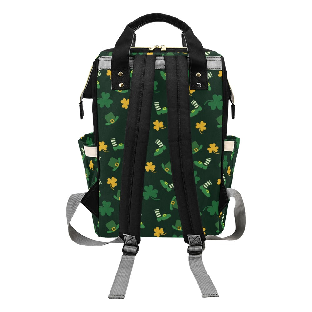 St Patricks Day Print Design LKS306 Diaper Bag Backpack