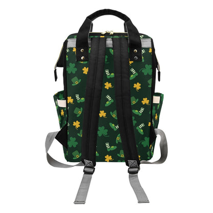 St Patricks Day Print Design LKS306 Diaper Bag Backpack