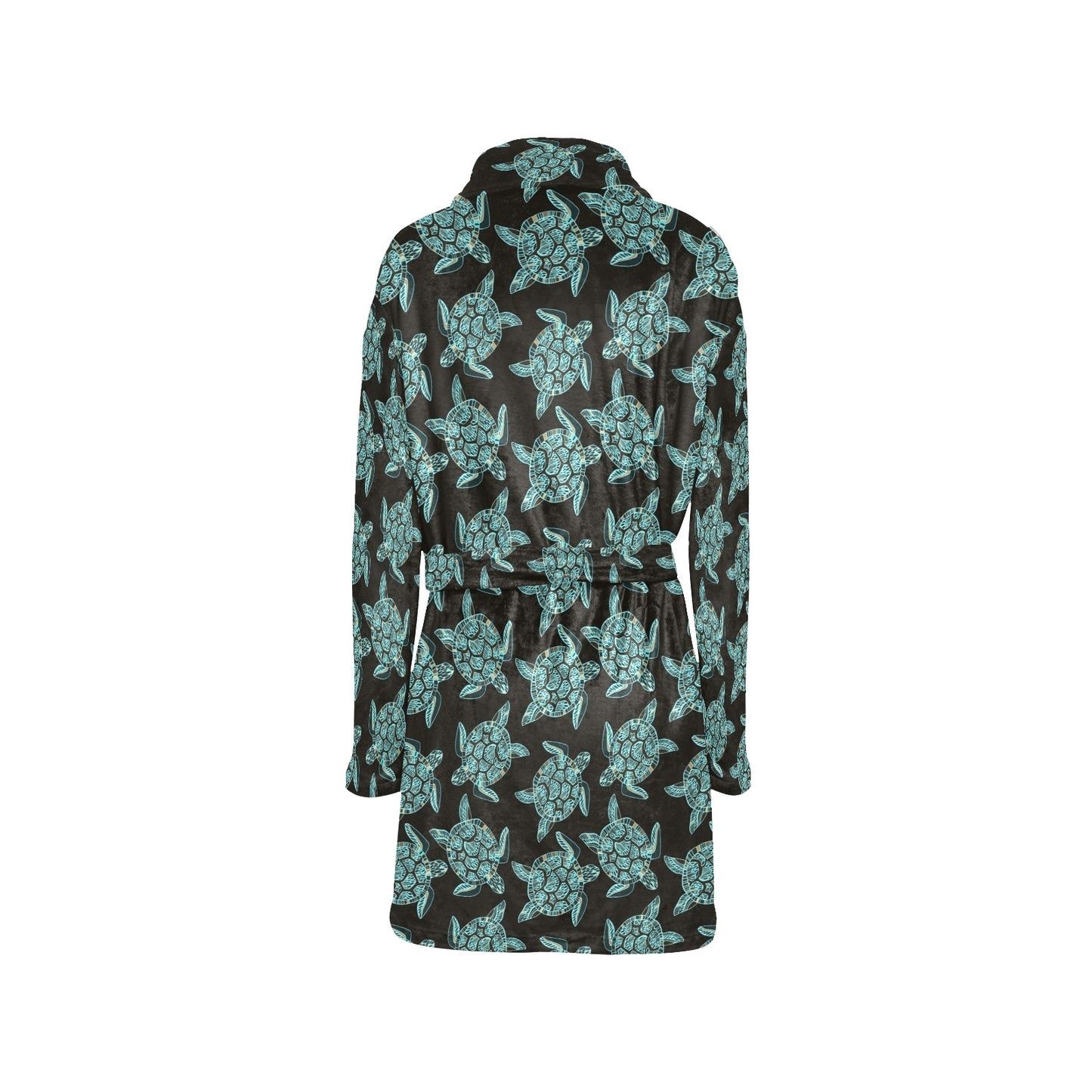 Sea Turtle Print Design LKS302 Women's Fleece Robe