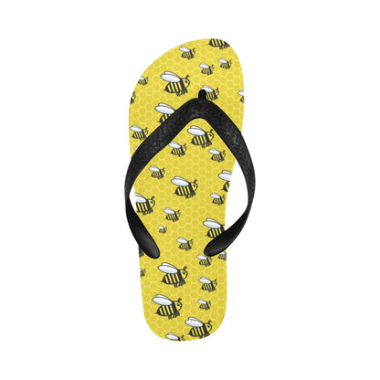 Bee Cute Print Design LKS308 Flip Flops