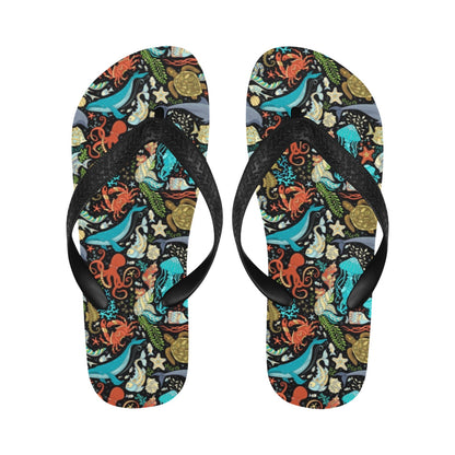 Underwater Animal Print Design LKS301 Flip Flops