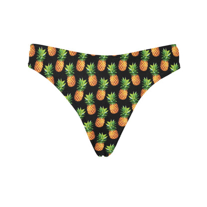 Pineapple Cute Print Design Pattern Women's Thongs