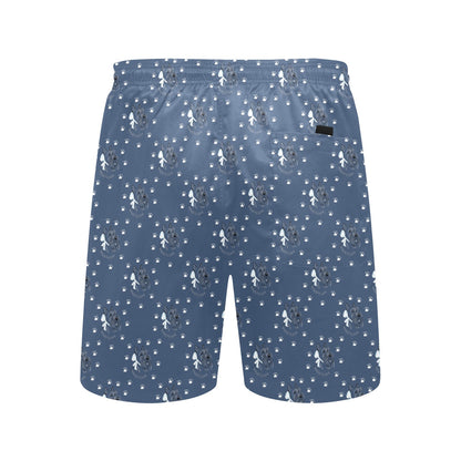 Scottish Terriers Print Design LKS307 Men's Swim Trunks Beach Shorts