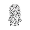 Scottish Terriers Print Design LKS3015 Women's Fleece Robe