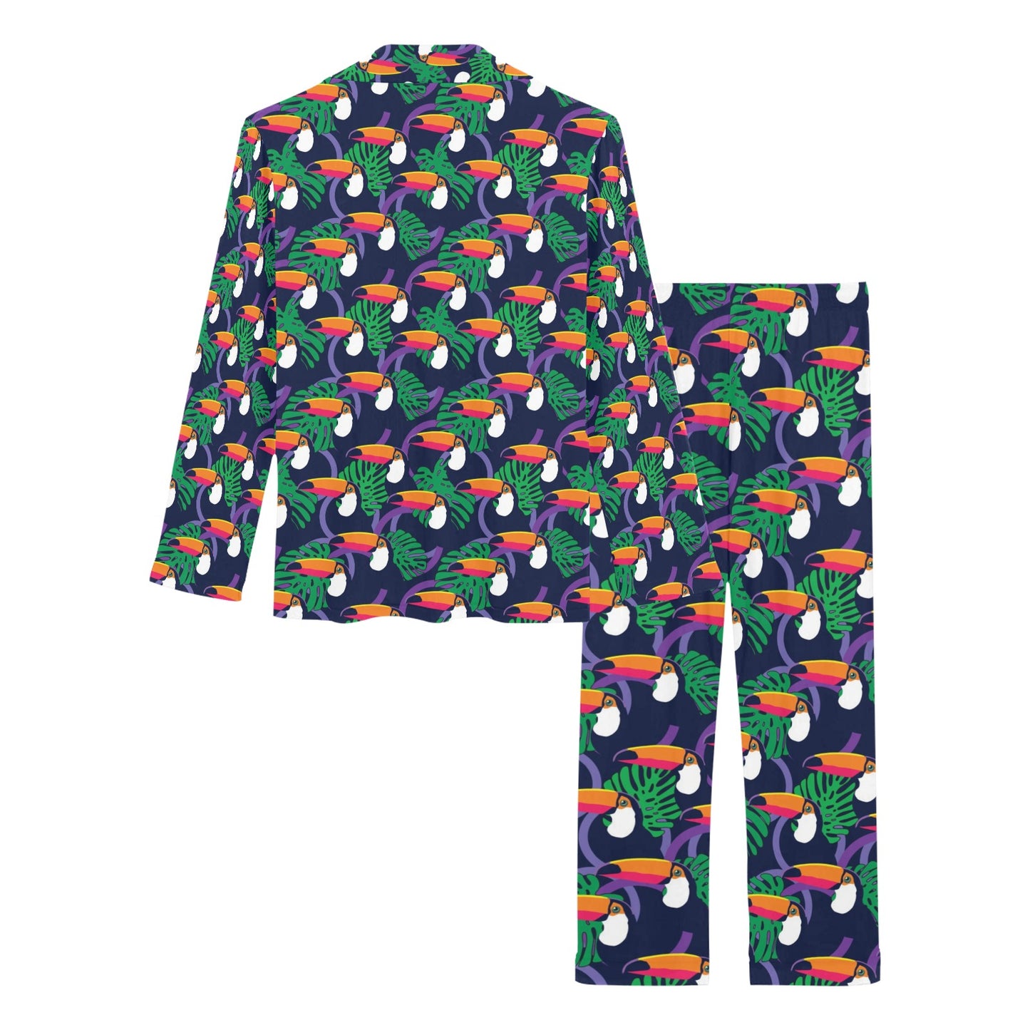 Toucan Print Design LKS302 Women's Long Pajama Set