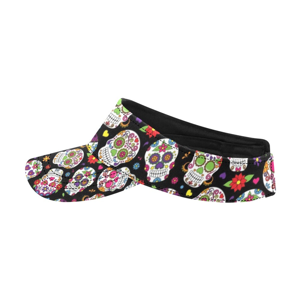 Sugar Skull Print Design LKS302 Unisex Sun Visor