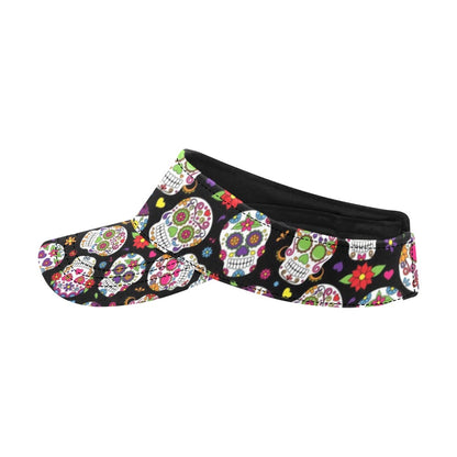 Sugar Skull Print Design LKS302 Unisex Sun Visor