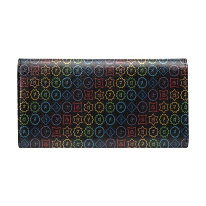 Chakra Colorful Symbol Pattern Women's Trifold Wallet