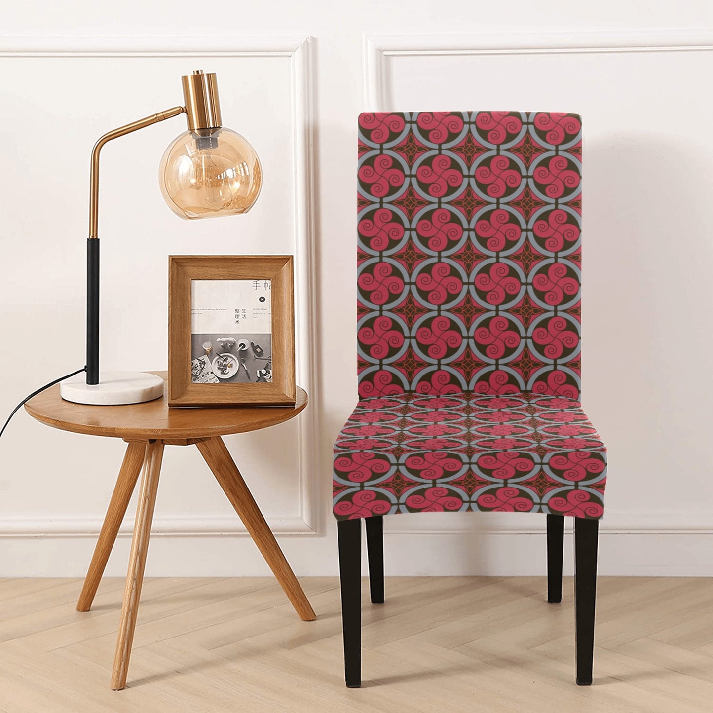 Vikings Print Design LKS301 Dining Chair Slipcover