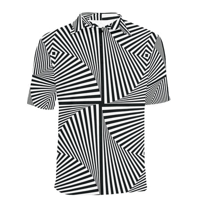 Vortex Print Design LKS302 Men Polo Shirt