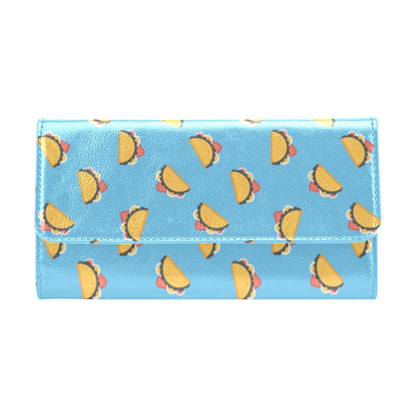 Taco Print Design LKS301 Women's Trifold Wallet
