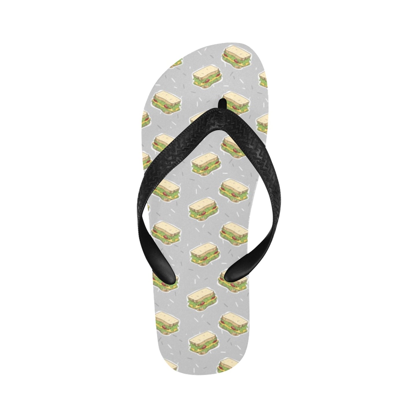 Sandwich Print Design LKS304 Flip Flops