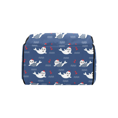 Sea Lion Print Design LKS403 Diaper Bag Backpack