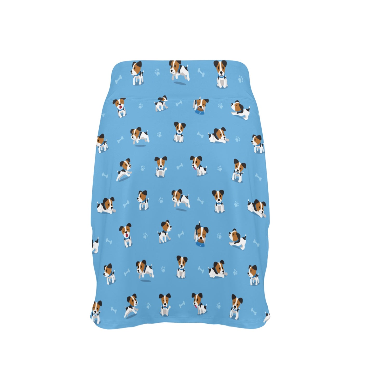 Russell Terriers Print Design LKS3010 Women's Golf Skirt with Pocket