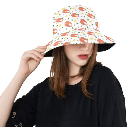 Salmon Steak Print Design LKS303 Unisex Bucket Hat