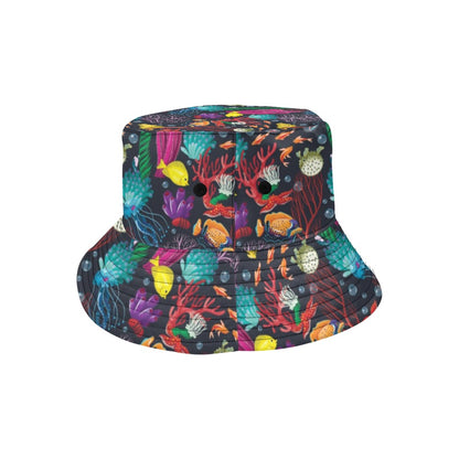 Underwater Cute Print Design LKS303 Unisex Bucket Hat