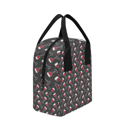 Wine Print Design LKS308 Insulated Lunch Bag