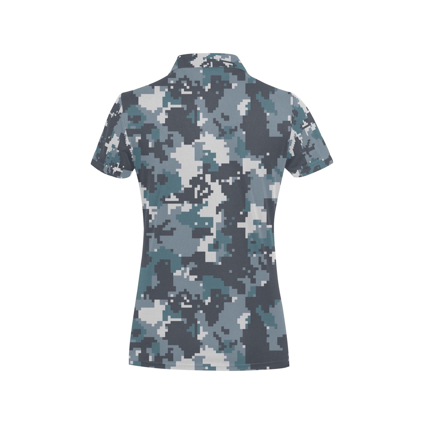 ACU Digital Urban Camouflage Women's Polo Shirt