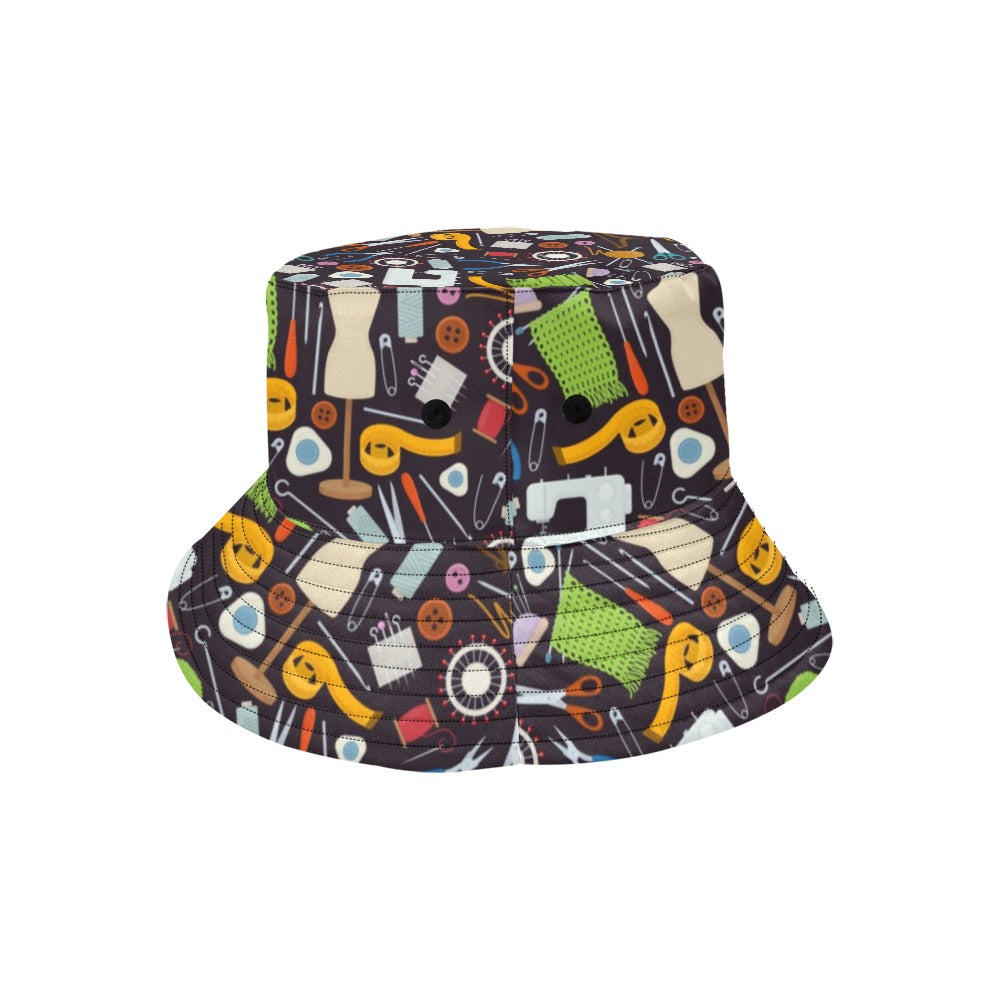 Sewing Equipment Print Design LKS308 Unisex Bucket Hat