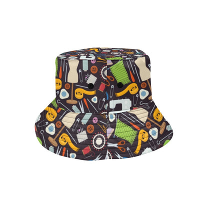 Sewing Equipment Print Design LKS308 Unisex Bucket Hat