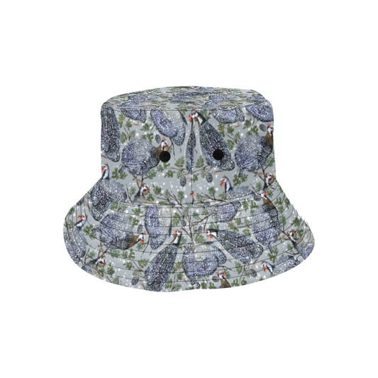 Guinea Fowl Print Design LKS402 Unisex Bucket Hat