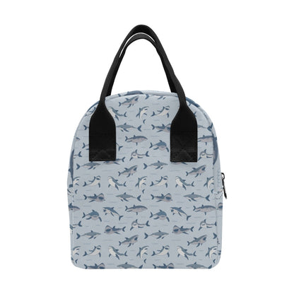 Shark Print Design LKS304 Insulated Lunch Bag