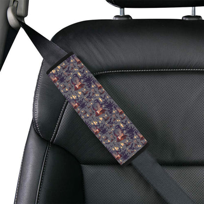 Creepy Graveyard Print Design LKS301 Car Seat Belt Cover