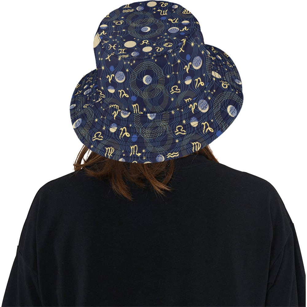 Zodiac Print Design LKS302 Unisex Bucket Hat
