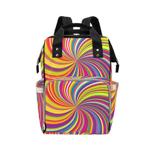 Vortex Print Design LKS301 Diaper Bag Backpack