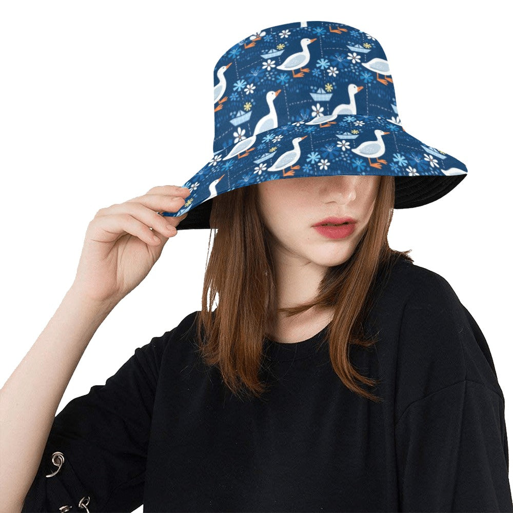 Goose Print Design LKS405 Unisex Bucket Hat