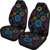 Chakra Colorful Print Pattern Universal Fit Car Seat Covers