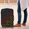 Chakra Colorful Symbol Pattern Luggage Cover Protector