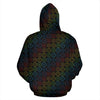 Chakra Colorful Symbol Pattern Pullover Hoodie