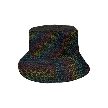 Chakra Colorful Symbol Pattern Unisex Bucket Hat