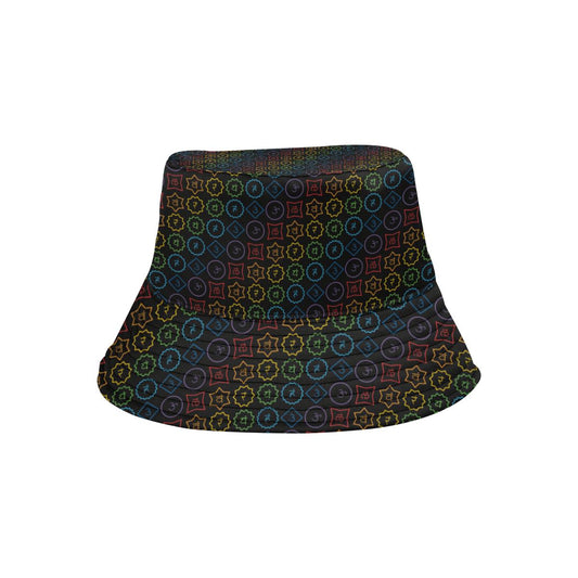 Chakra Colorful Symbol Pattern Unisex Bucket Hat