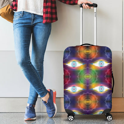 Chakra Eye Print Pattern Luggage Cover Protector