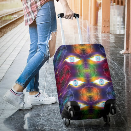 Chakra Eye Print Pattern Luggage Cover Protector
